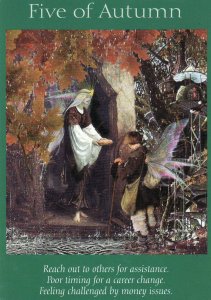 5 of autumn-fairy tarot